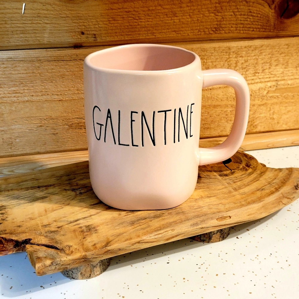 New RAE DUNN Valentines Day "Galentine" Pale Pink Mug